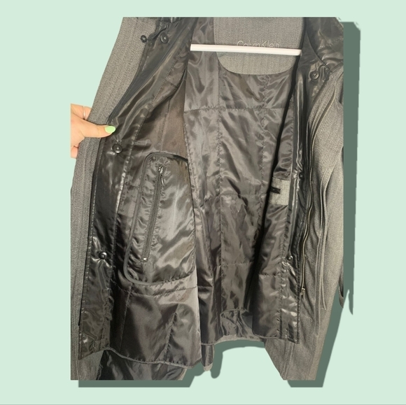 Calvin Klein Men's 2-in-1 Long Dress Jacket w/ Removable Inner Lining, Size 46R - Picture 8 of 11